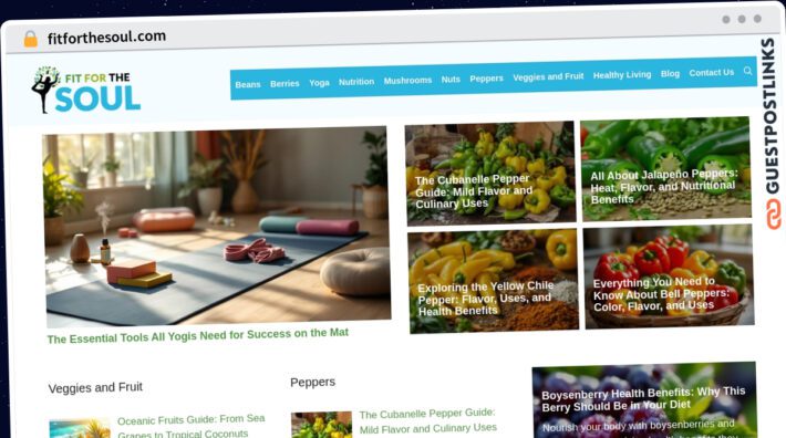 Publish Guest Post on fitforthesoul.com