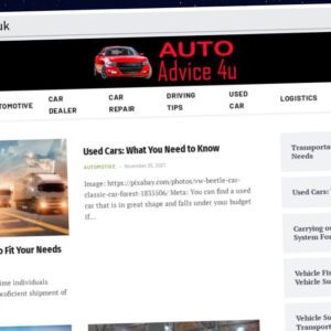 Publish Guest Post on autoadvice4u.co.uk