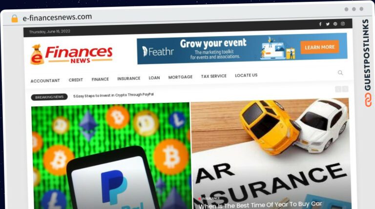 Publish Guest Post on e-financesnews.com