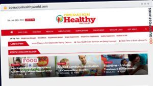 Publish Guest Post on operationhealthyworld.com
