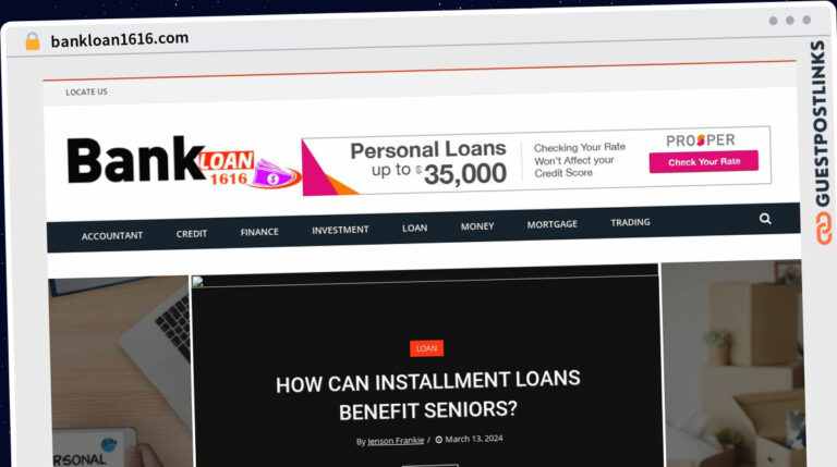 Publish Guest Post on bankloan1616.com