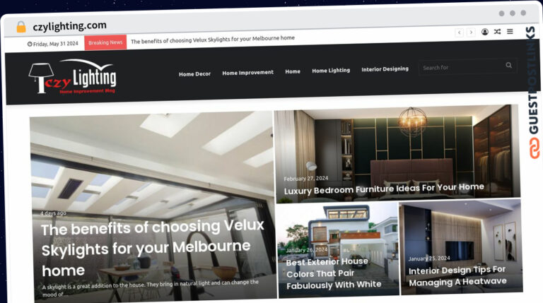 Publish Guest Post on czylighting.com