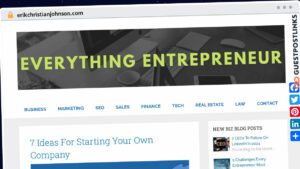 Publish Guest Post on erikchristianjohnson.com
