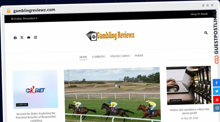 Publish Guest Post on gamblingreviewz.com