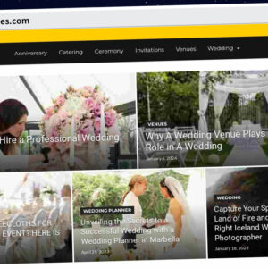 Publish Guest Post on gmgweddingservices.com