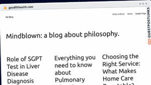 Publish Guest Post on goodfithealth.com