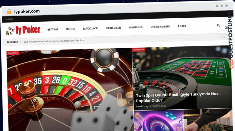 Publish Guest Post on iypoker.com