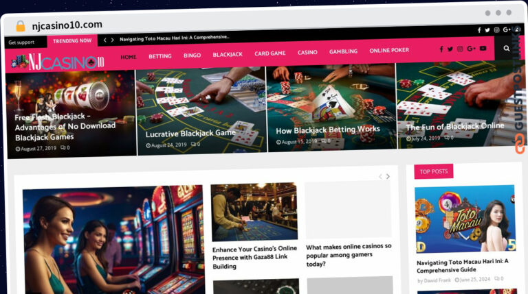Publish Guest Post on njcasino10.com