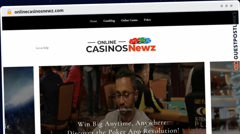 Publish Guest Post on onlinecasinosnewz.com