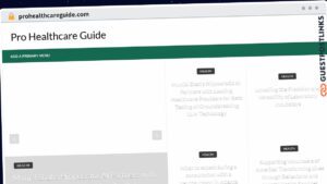 Publish Guest Post on prohealthcareguide.com