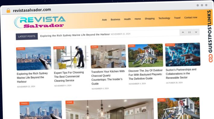Publish Guest Post on revistasalvador.com