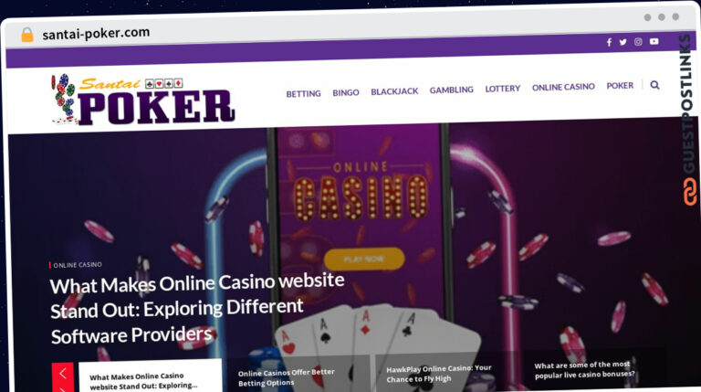 Publish Guest Post on santai-poker.com