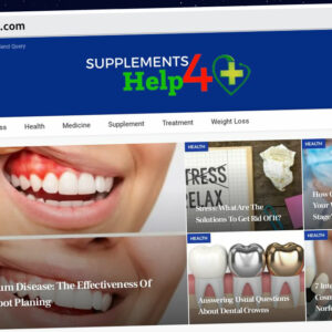 Publish Guest Post on supplements4help.com