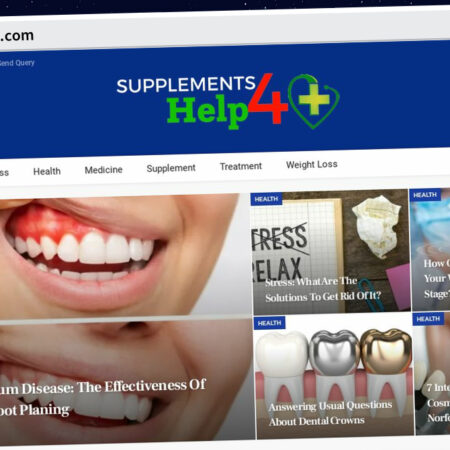 Publish Guest Post on supplements4help.com