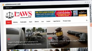 Publish Guest Post on whitelawsrest.com