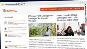 Publish Guest Post on thenambypambyblog.com