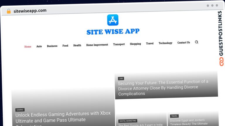 Publish Guest Post on sitewiseapp.com