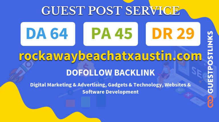 Buy Guest Post on rockawaybeachatxaustin.com