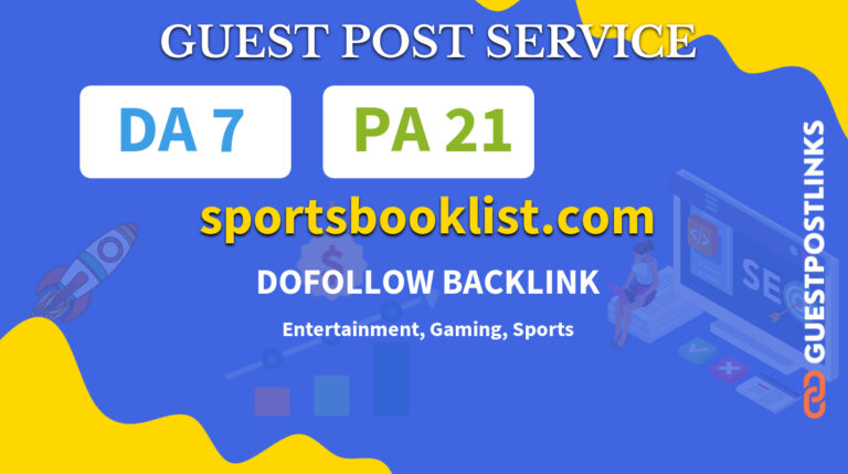 Buy Guest Post on sportsbooklist.com