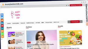 Publish Guest Post on beautyfashionclub.com