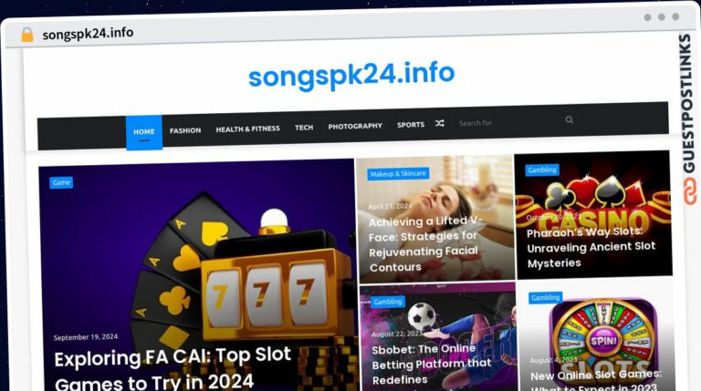 Publish Guest Post on songspk24.info