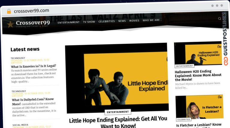 Publish Guest Post on crossover99.com
