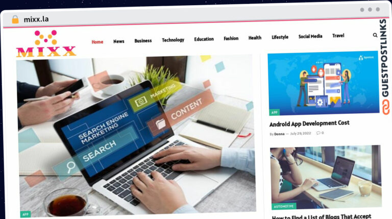 Publish Guest Post on mixx.la