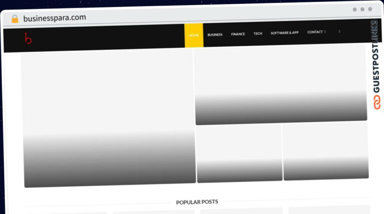 Publish Guest Post on businesspara.com
