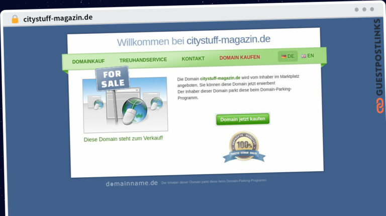 Publish Guest Post on citystuff-magazin.de