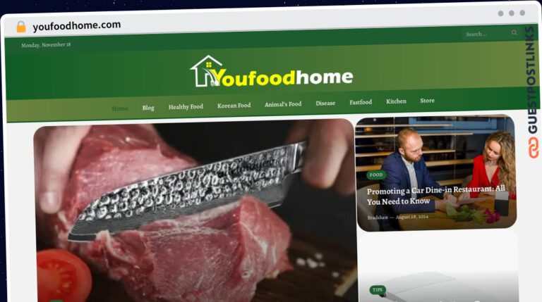 Publish Guest Post on youfoodhome.com