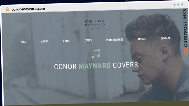 Publish Guest Post on conor-maynard.com
