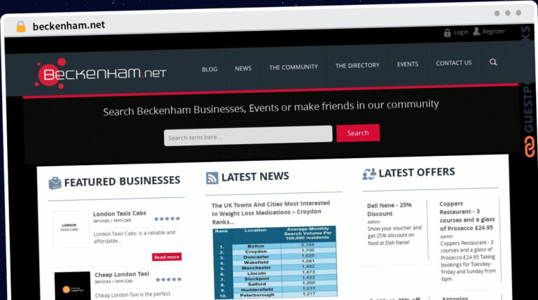 Publish Guest Post on beckenham.net