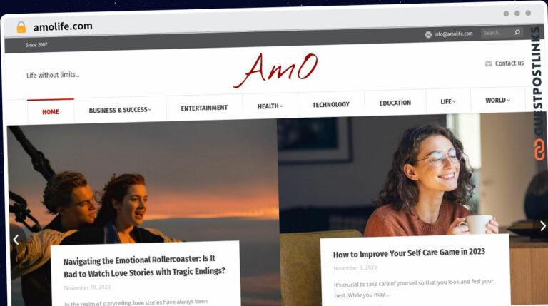 Publish Guest Post on amolife.com