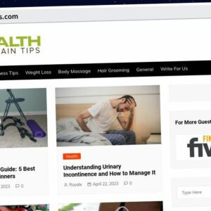 Publish Guest Post on healthmaintaintips.com