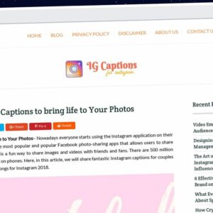 Publish Guest Post on igcaptions.net