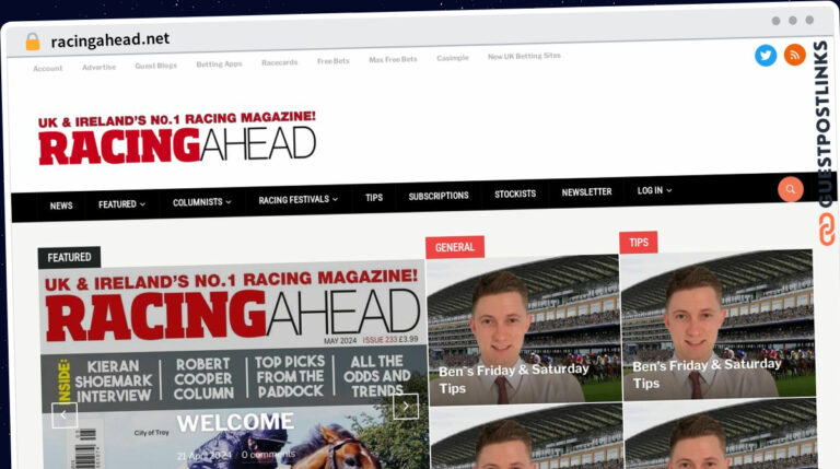 Publish Guest Post on racingahead.net