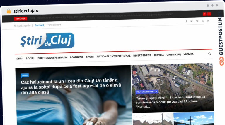 Publish Guest Post on stiridecluj.ro