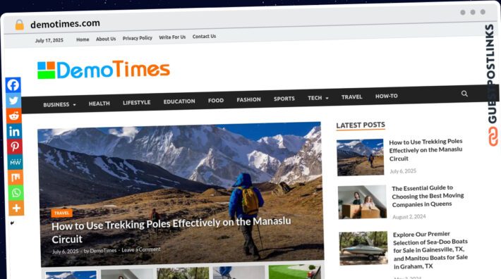 Publish Guest Post on demotimes.com