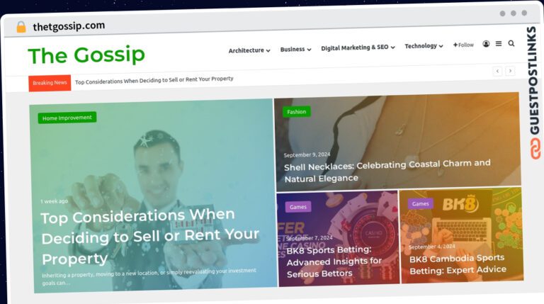 Publish Guest Post on thetgossip.com