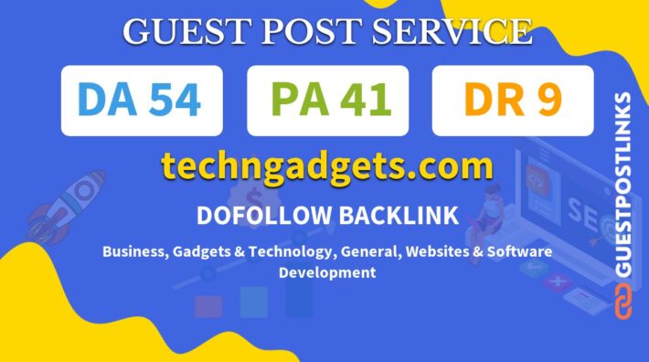 Buy Guest Post on techngadgets.com