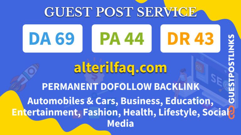 Buy Guest Post on alterilfaq.com