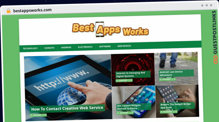 Publish Guest Post on bestappsworks.com