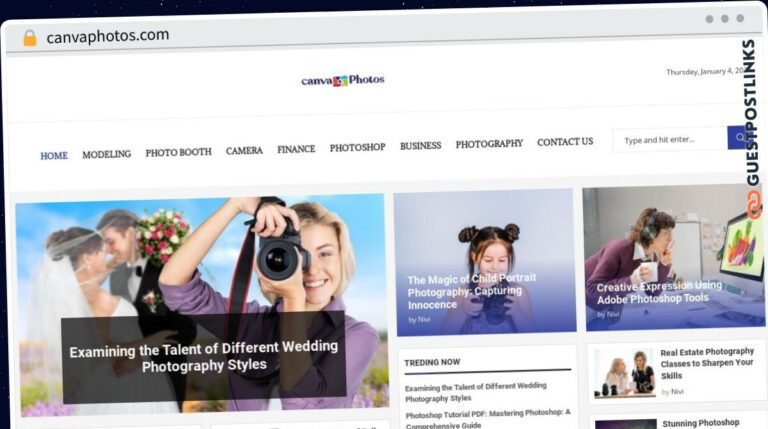 Publish Guest Post on canvaphotos.com