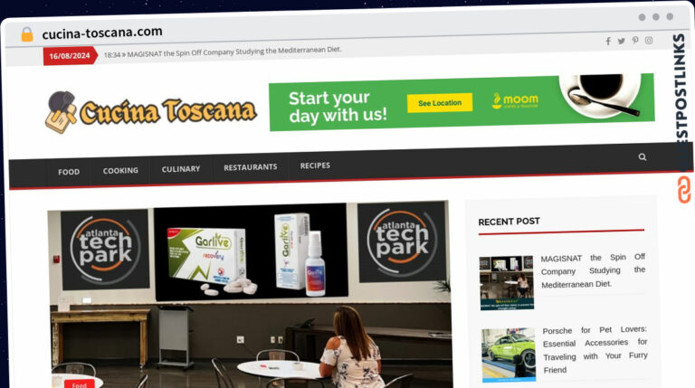 Publish Guest Post on cucina-toscana.com