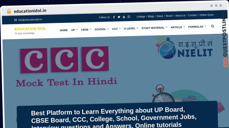 Publish Guest Post on educationidol.in