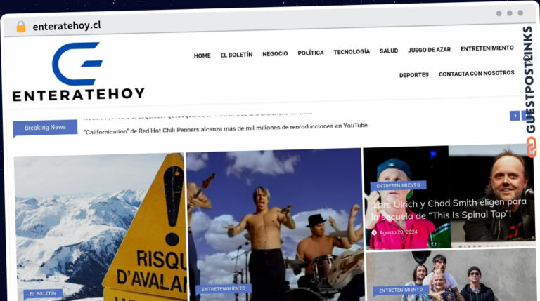 Publish Guest Post on enteratehoy.cl