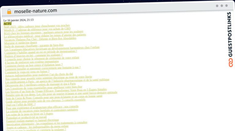 Publish Guest Post on moselle-nature.com
