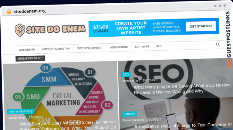 Publish Guest Post on sitedoenem.org