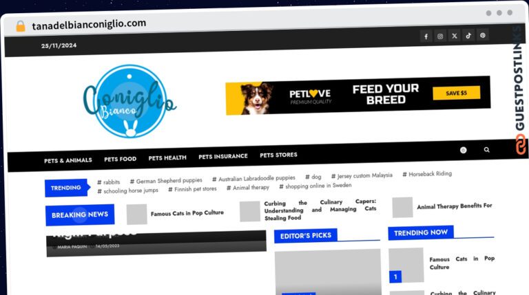 Publish Guest Post on tanadelbianconiglio.com