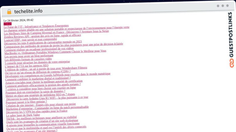 Publish Guest Post on techelite.info